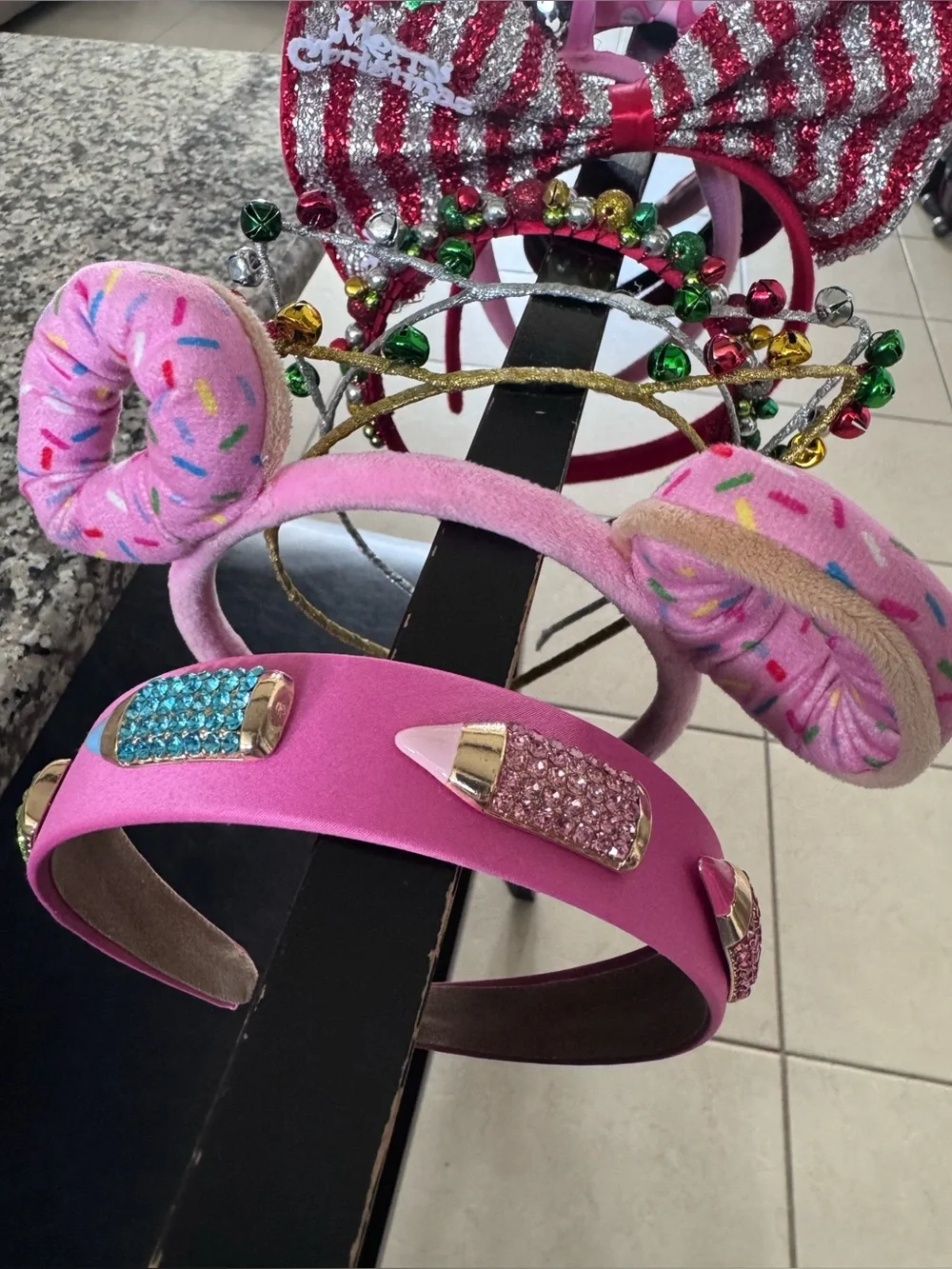 Assorted Pink & Sequin Headband Bundle for Girls - Fun Decorative Styles
